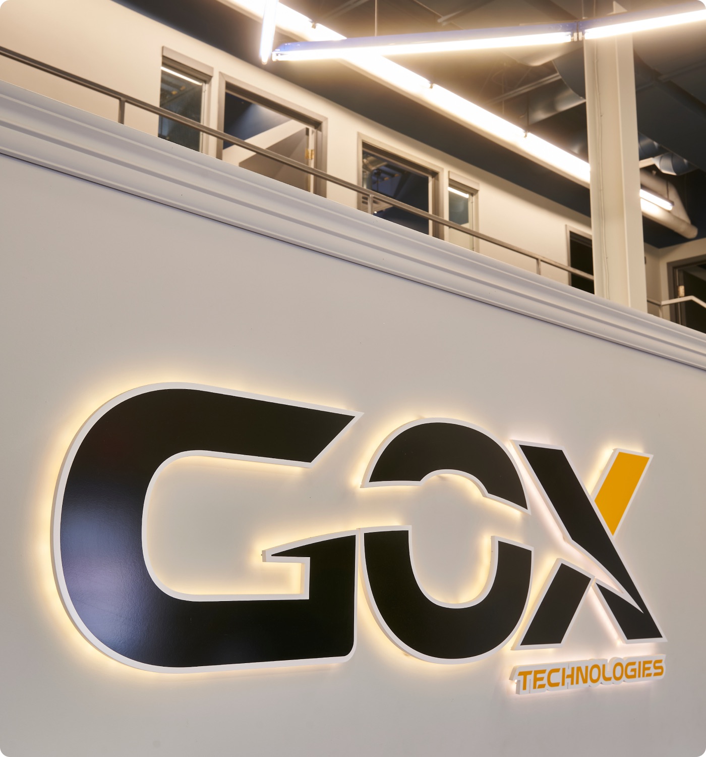 GOX Technologies office sign
